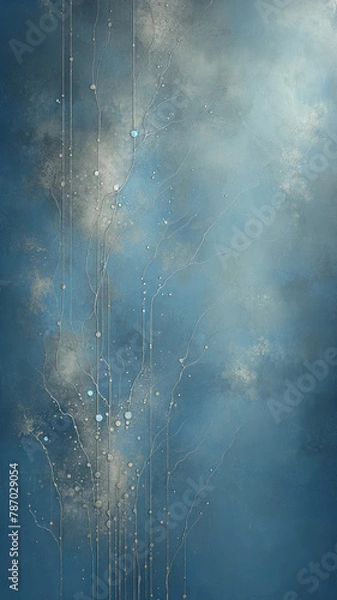 Fototapeta Abstract background in the style of vintage grunge plaster textured old aged wall. Inspiration of cement-like texture and scattered spots. Composition for yours header, cover, poster, design