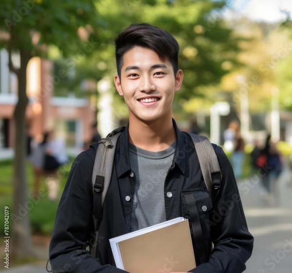 Obraz Campus Bound: Aspiring Scholar in Focus