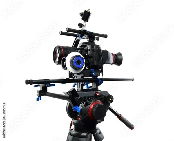 Obraz DSLR Video-System mit Stativ