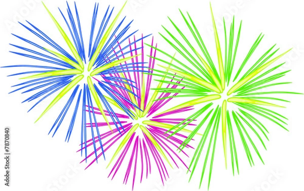 Fototapeta Feux d'artifice