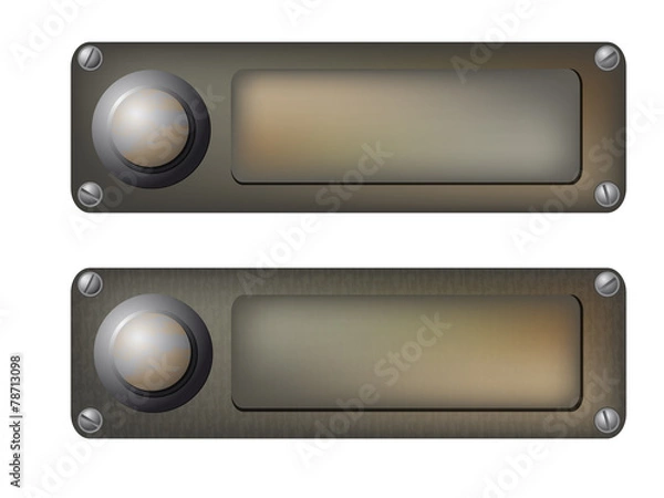 Fototapeta vector doorbells