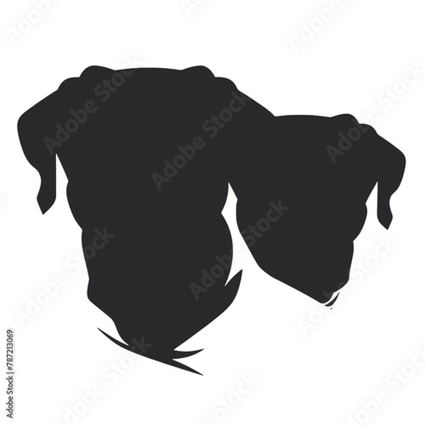 Fototapeta Rottweiler  silhouette