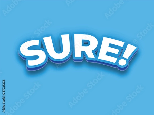 Obraz Modern editable text effect design template