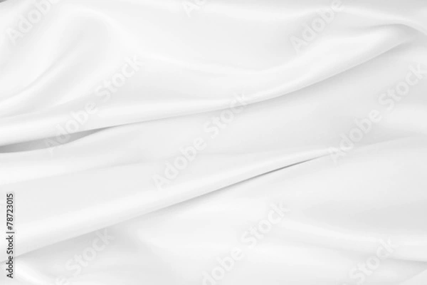 Fototapeta White silk