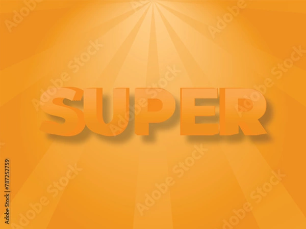 Obraz Modern editable text effect design template