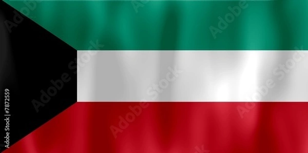 Obraz drapeau koweit kuwait flag
