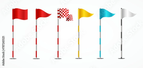 Obraz flag golf.eps