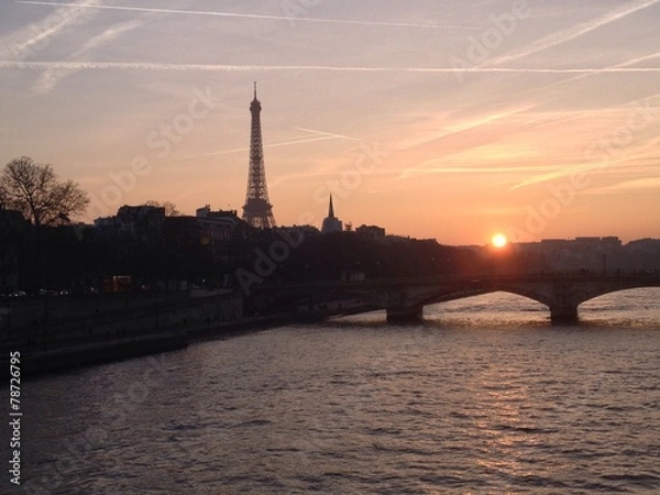 Fototapeta Sunset in Paris