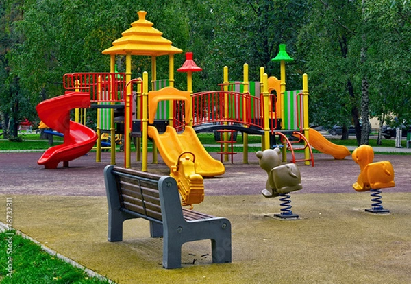 Obraz Playground in park