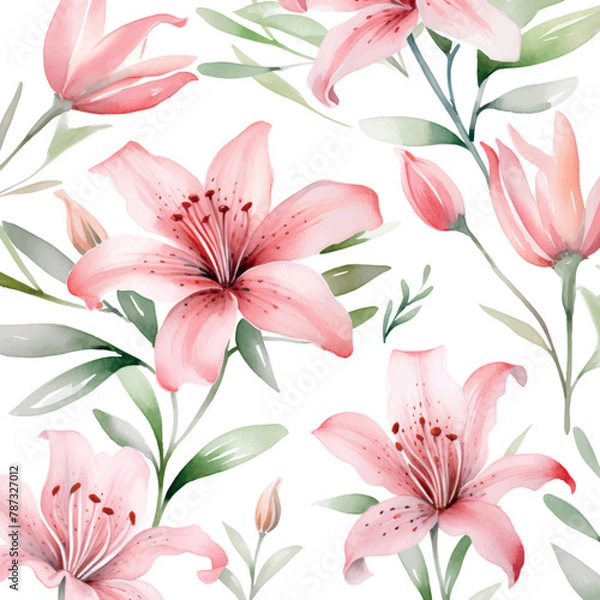 Obraz Floral Watercolor_3.eps