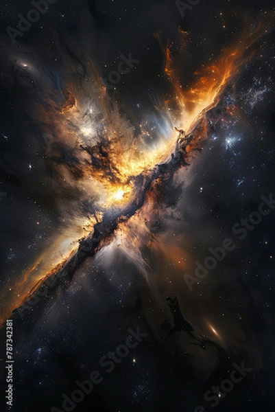 Obraz  Galaxy Photo Interstellar Theme
