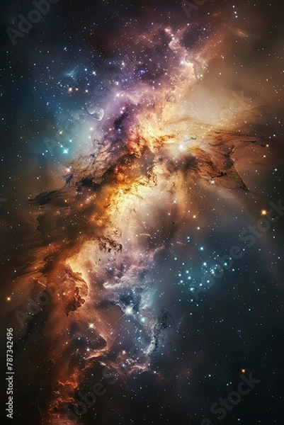 Obraz  Galaxy Photo Interstellar Theme