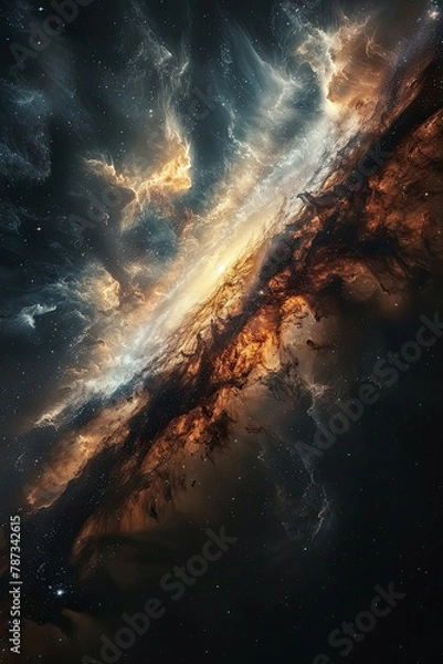 Obraz  Galaxy Photo Interstellar Theme