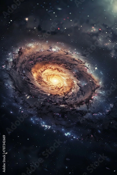 Obraz  Galaxy Photo Interstellar Theme