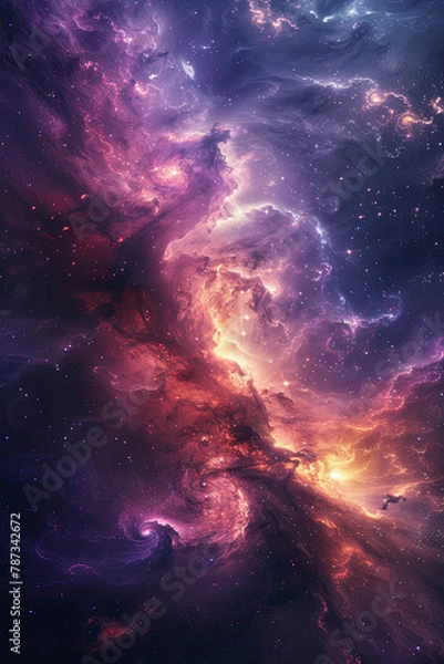 Obraz  Galaxy Photo Interstellar Theme