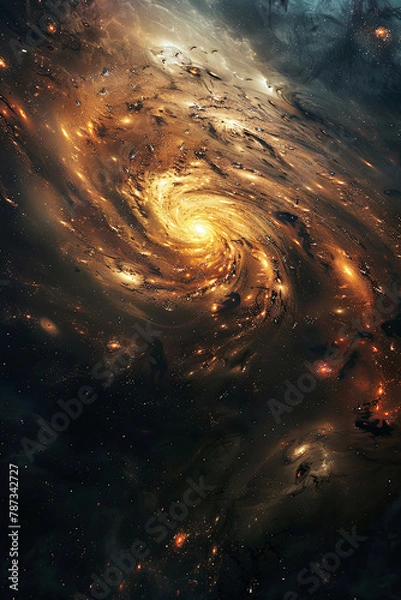 Obraz  Galaxy Photo Interstellar Theme