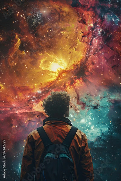 Obraz  Galaxy Photo Interstellar Theme