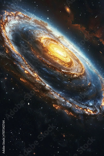 Obraz  Galaxy Photo Interstellar Theme