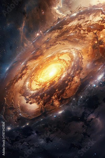 Obraz  Galaxy Photo Interstellar Theme