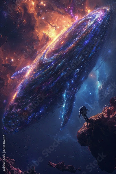 Obraz  Galaxy Photo Interstellar Theme