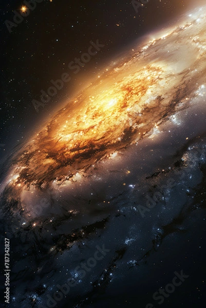 Obraz  Galaxy Photo Interstellar Theme
