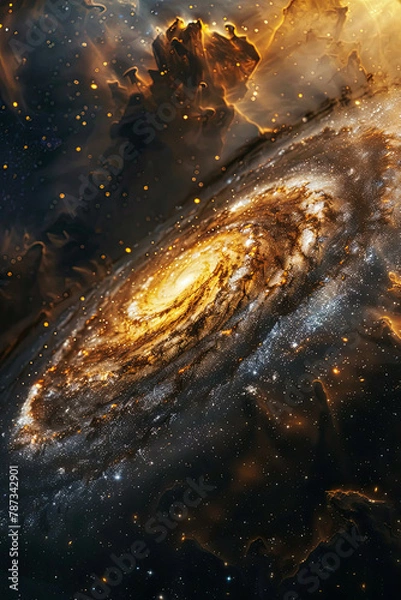 Obraz  Galaxy Photo Interstellar Theme