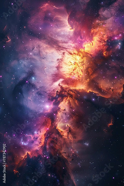 Obraz  Galaxy Photo Interstellar Theme