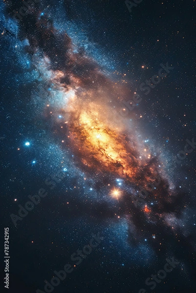 Obraz  Galaxy Photo Interstellar Theme