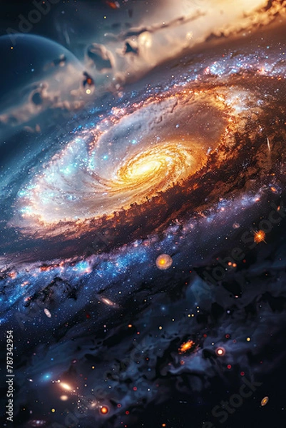 Obraz  Galaxy Photo Interstellar Theme