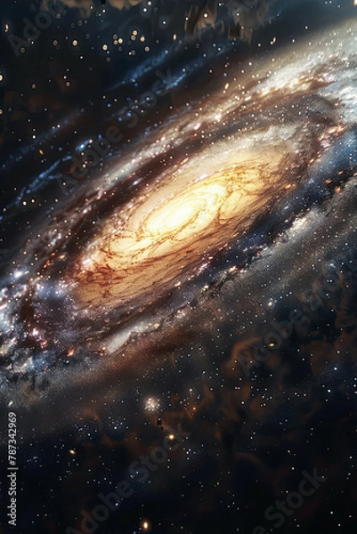 Obraz  Galaxy Photo Interstellar Theme