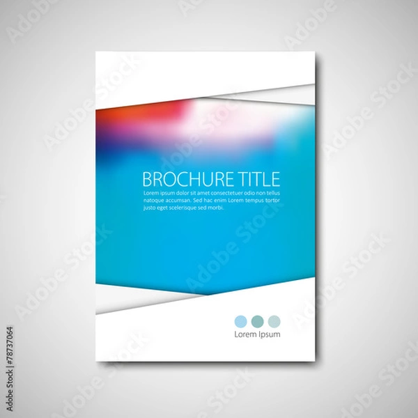 Fototapeta Brochure template