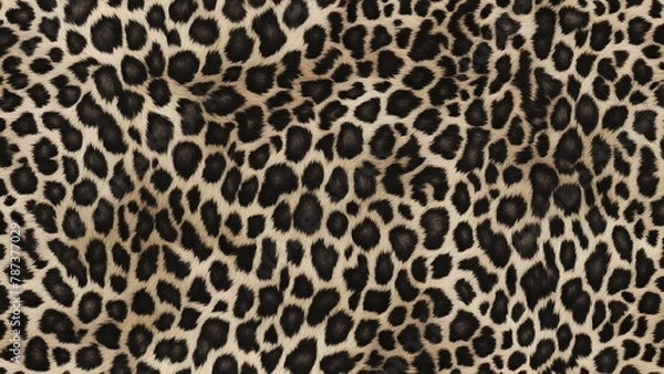 Obraz leopard fur real texture hairy background