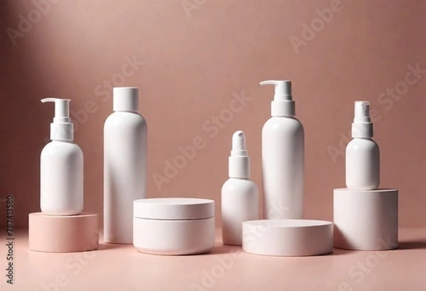 Obraz bottles isolated on white