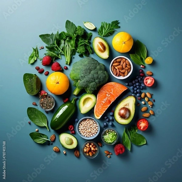 Obraz vegetables and fruits