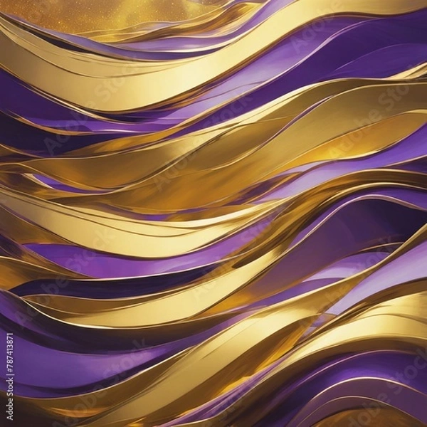 Obraz abstract background with waves