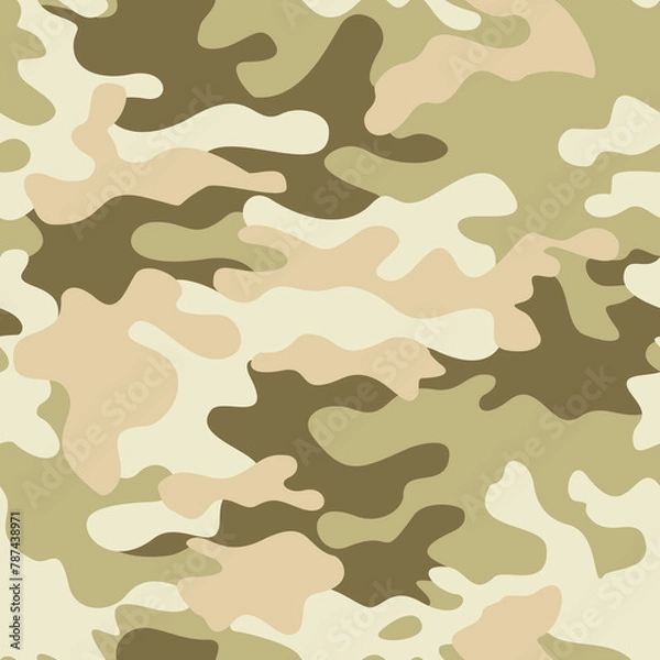 Fototapeta light camouflage pattern texture summer background