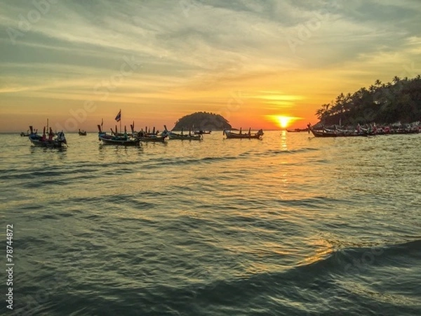 Obraz Kata beach sunset view