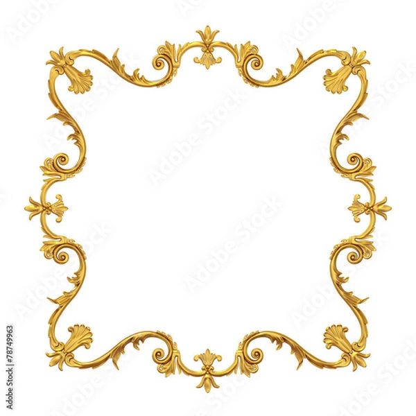 Obraz golden frame