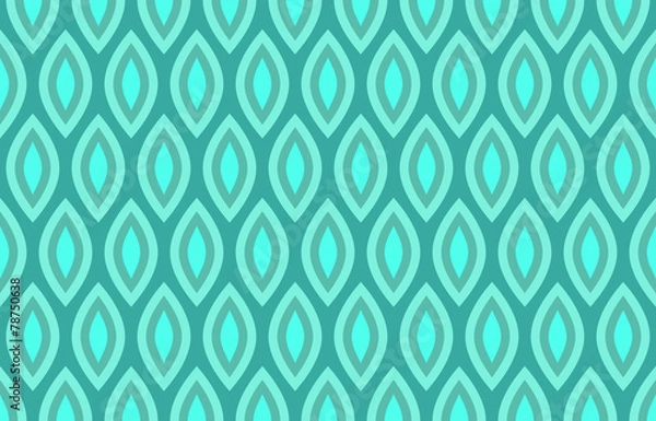 Fototapeta Abstract Geometric Seamless Pattern Background in Shades of Blue