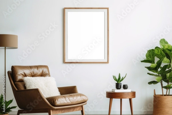 Fototapeta Picture frame png mockup, transparent design
