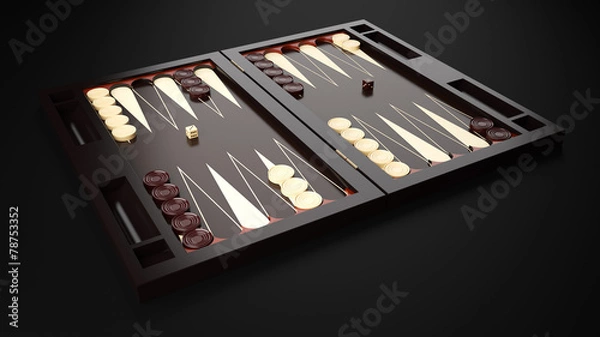 Fototapeta Backgammon Board