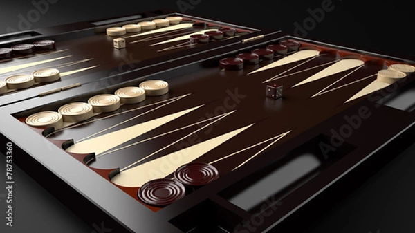 Fototapeta Backgammon Board