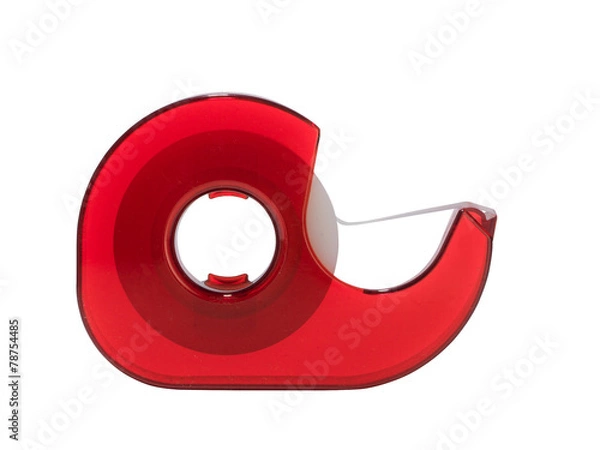 Obraz transparent adhesive plastic tape dispenser