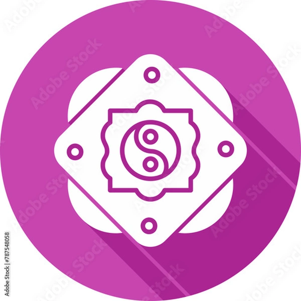 Fototapeta Yin yang symbol Icon