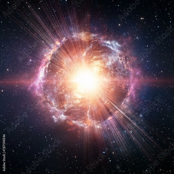 Fototapeta Supernova - AI