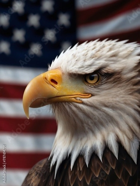Obraz American eagle portrait