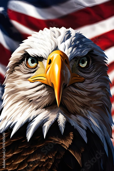 Obraz American bald eagle