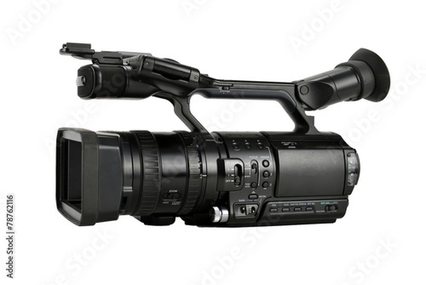 Obraz camera on a white background