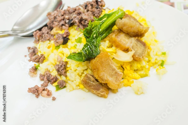 Obraz Fried minced pork