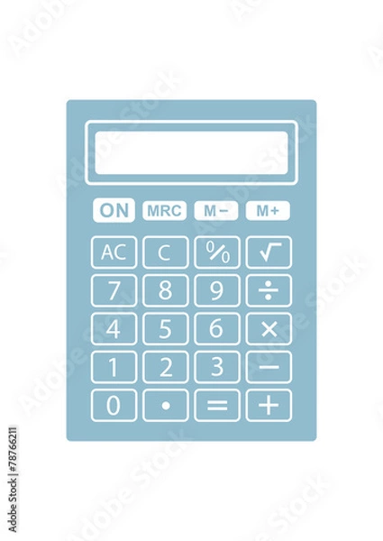 Fototapeta Calculator vector icon on white background